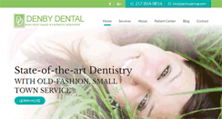 Desktop Screenshot of denbydental.com